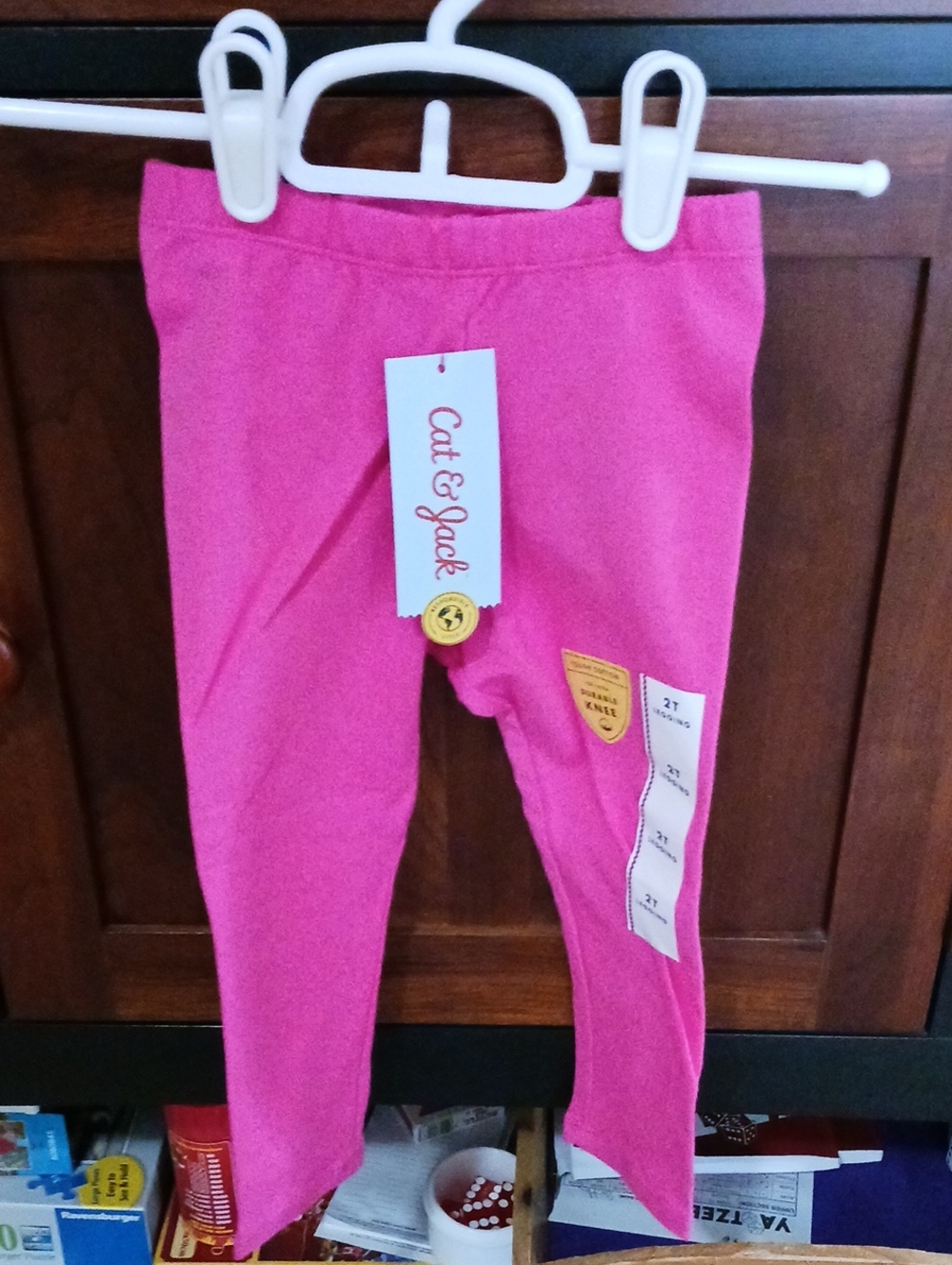 Cat & Jack Hot Pink Girls' Stretch Leggings